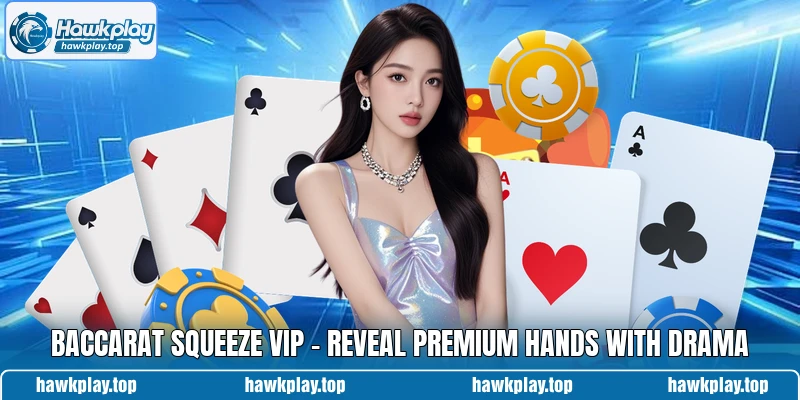 Baccarat Squeeze VIP - Reveal Premium Hands With Drama