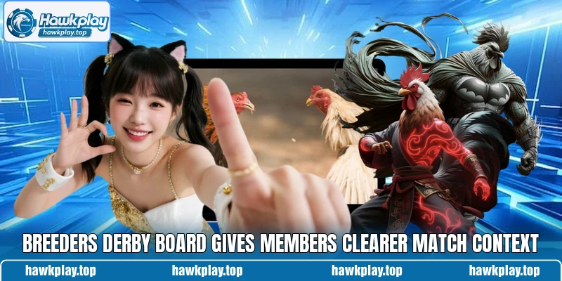 Breeders Derby board gives members clearer match context Breeders Derby board gives members clearer match context