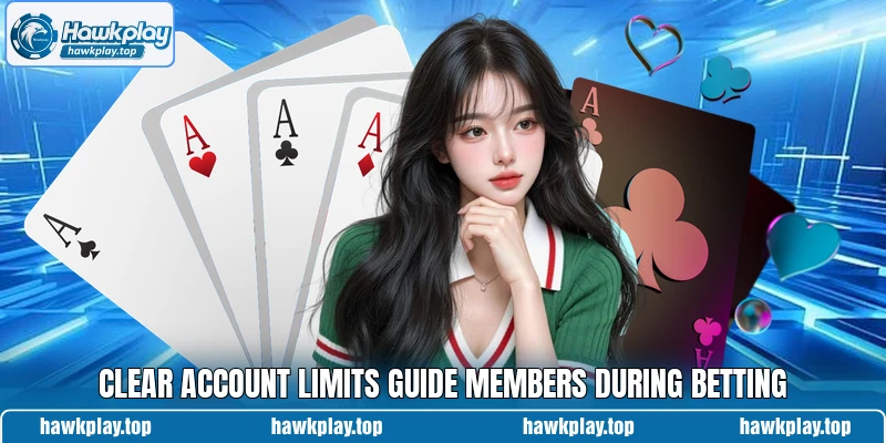 Clear account limits guide members during betting Clear account limits guide members during betting