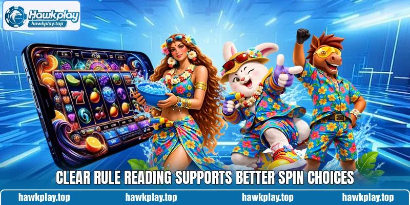 Clear rule reading supports better spin choices