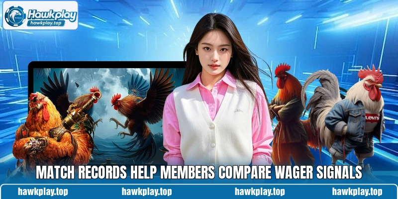 Match records help members compare wager signals Match records help members compare wager signals