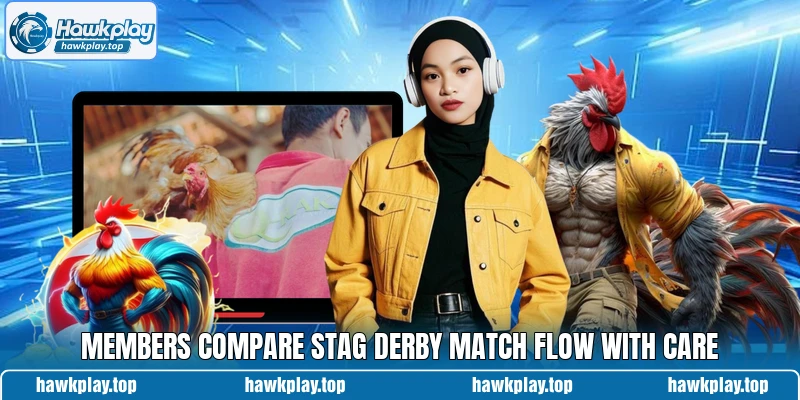 Members compare Stag Derby match flow with care