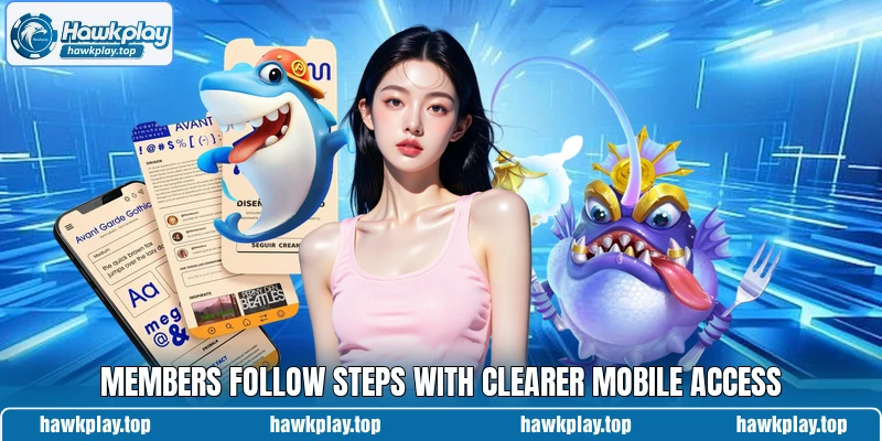 Members follow steps with clearer mobile access Members follow steps with clearer mobile access
