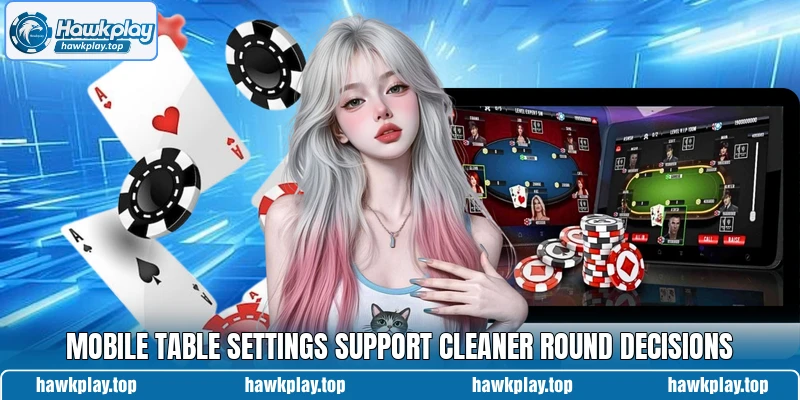 Mobile table settings support cleaner round decisions Mobile table settings support cleaner round decisions