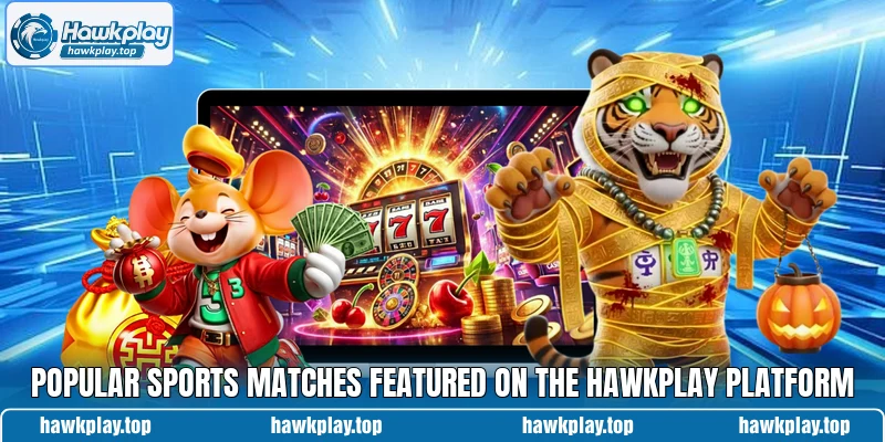 Popular sports matches featured on the Hawkplay platform