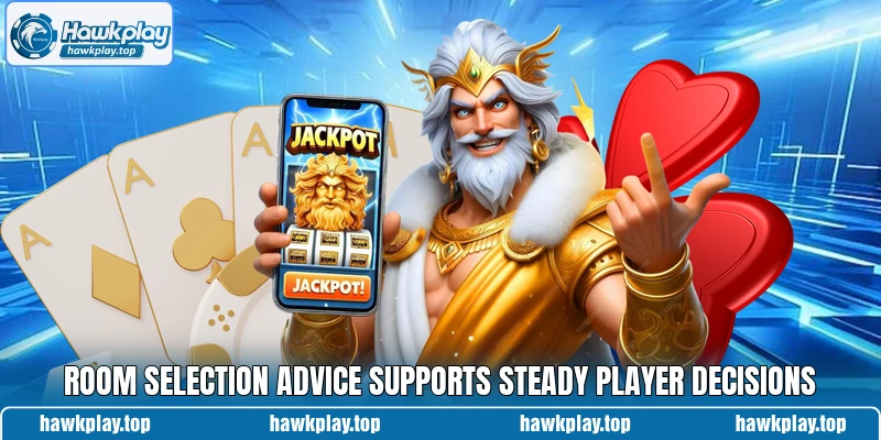 Room selection advice supports steady player decisions