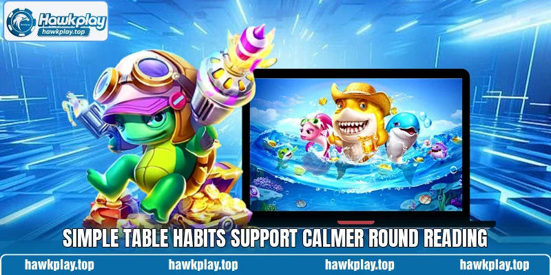 Simple table habits support calmer round reading