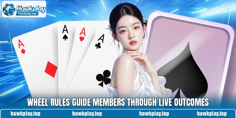 Wheel rules guide members through live outcomes Wheel rules guide members through live outcomes